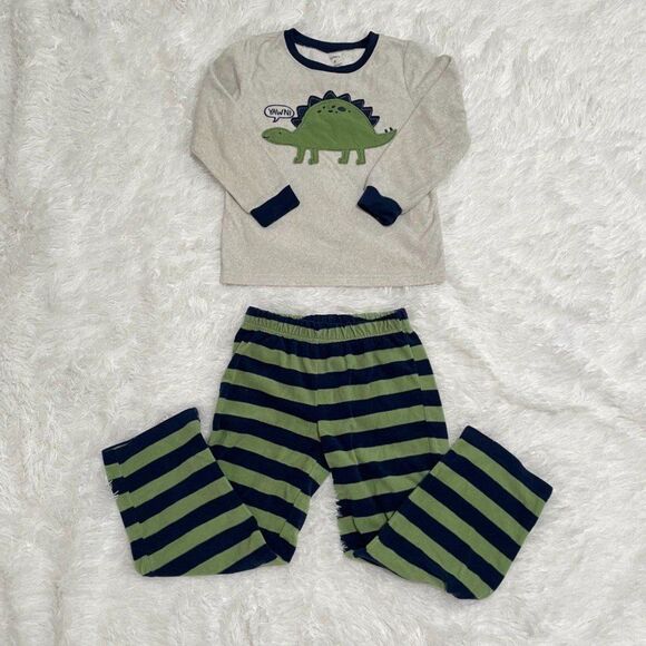 Toddlers Carter's Dinosaur Matching Set in Green Size 6 - Picture 2 of 11